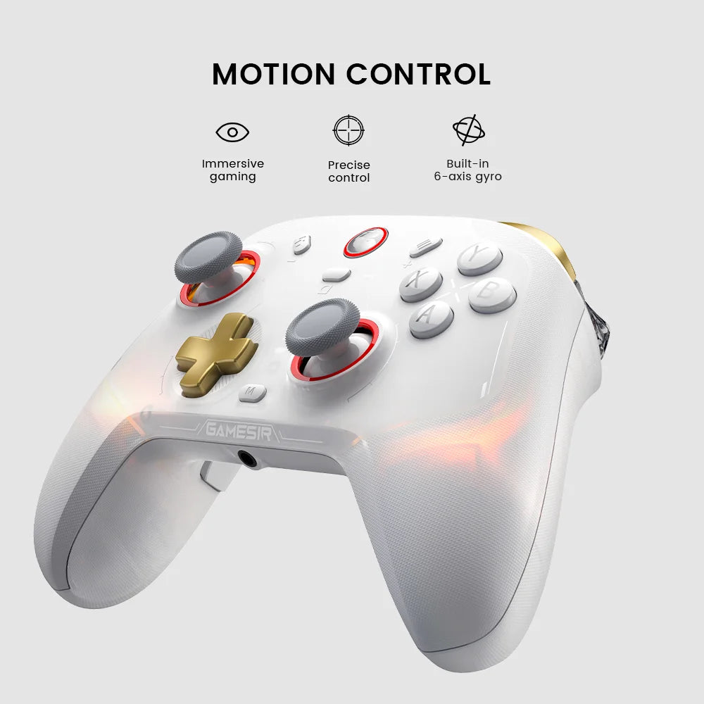 New Gamesir Cyclone 2 Wireless Controller with  Hall effect Controller for PC Steam Switch ios Andrioid Optional base
