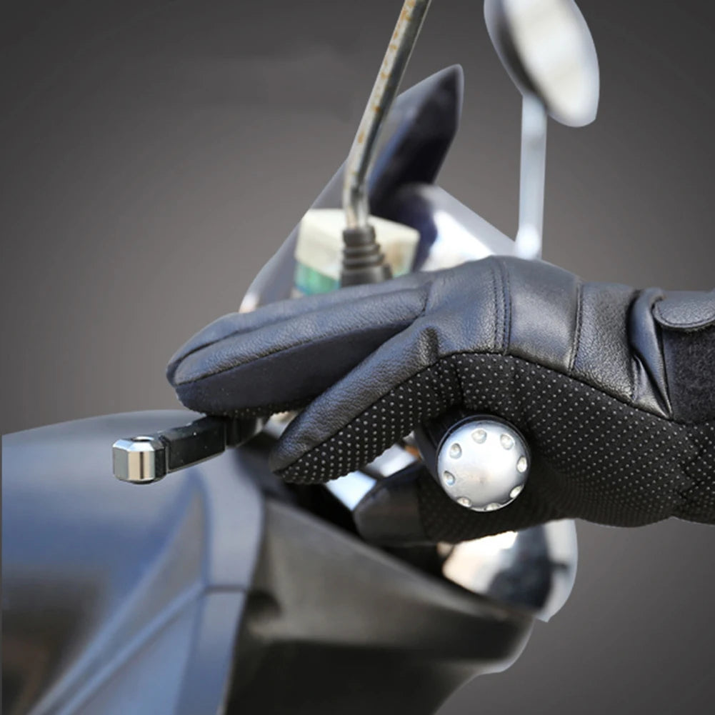 Electric Heating Gloves Men Women Heated Gloves Winter Skiing Snowboarding Can Touch Screen Snow Gloves (Excluding battery)