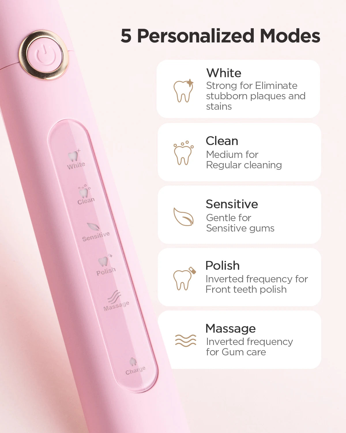 Fairywill FW-507 Sonic Electric Toothbrush portable set