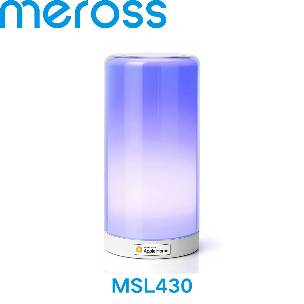 Meross HomeKit Smart Lamp RGBWW LED Wi-Fi Night Lamp MSL430 6W Touch Sensor Dimmable Bedside Light Support Alexa