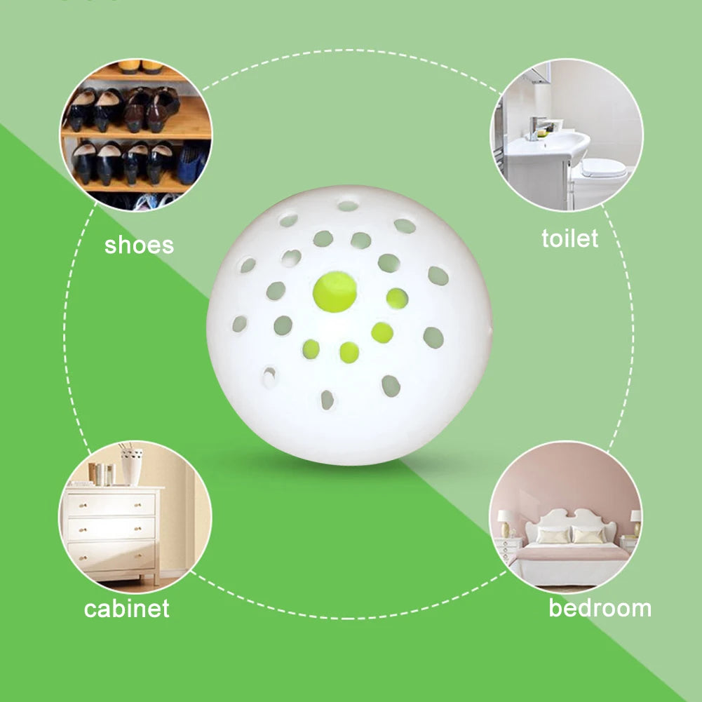 6-60PCS Deodorant Balls For Shoes Jasmine Scent Fresheners Footwear Shoe Closet Toilet Deodorization Long-lasting Aromatic 2025