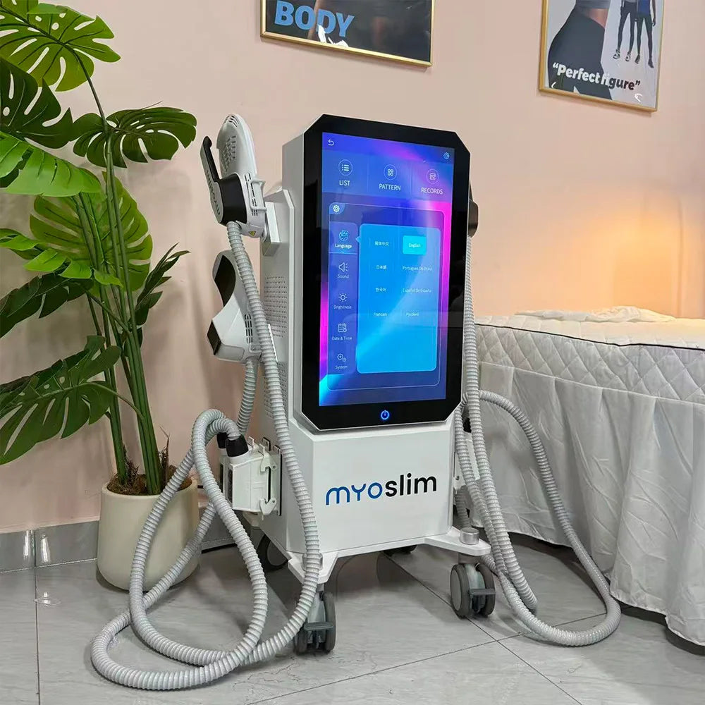 EMS Ultra Body Sculpt Mucsle Stimulator Machine with 4 handle rf Professional 6500w EMS Neo Body Shape Slimming Device