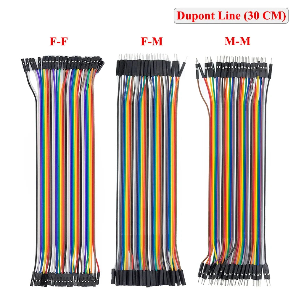 Dupont Line 10cm/20CM/30CM 15CM Male to Male+Female to + Female to  Jumper Wire  Cable for arduino DIY KIT 2035