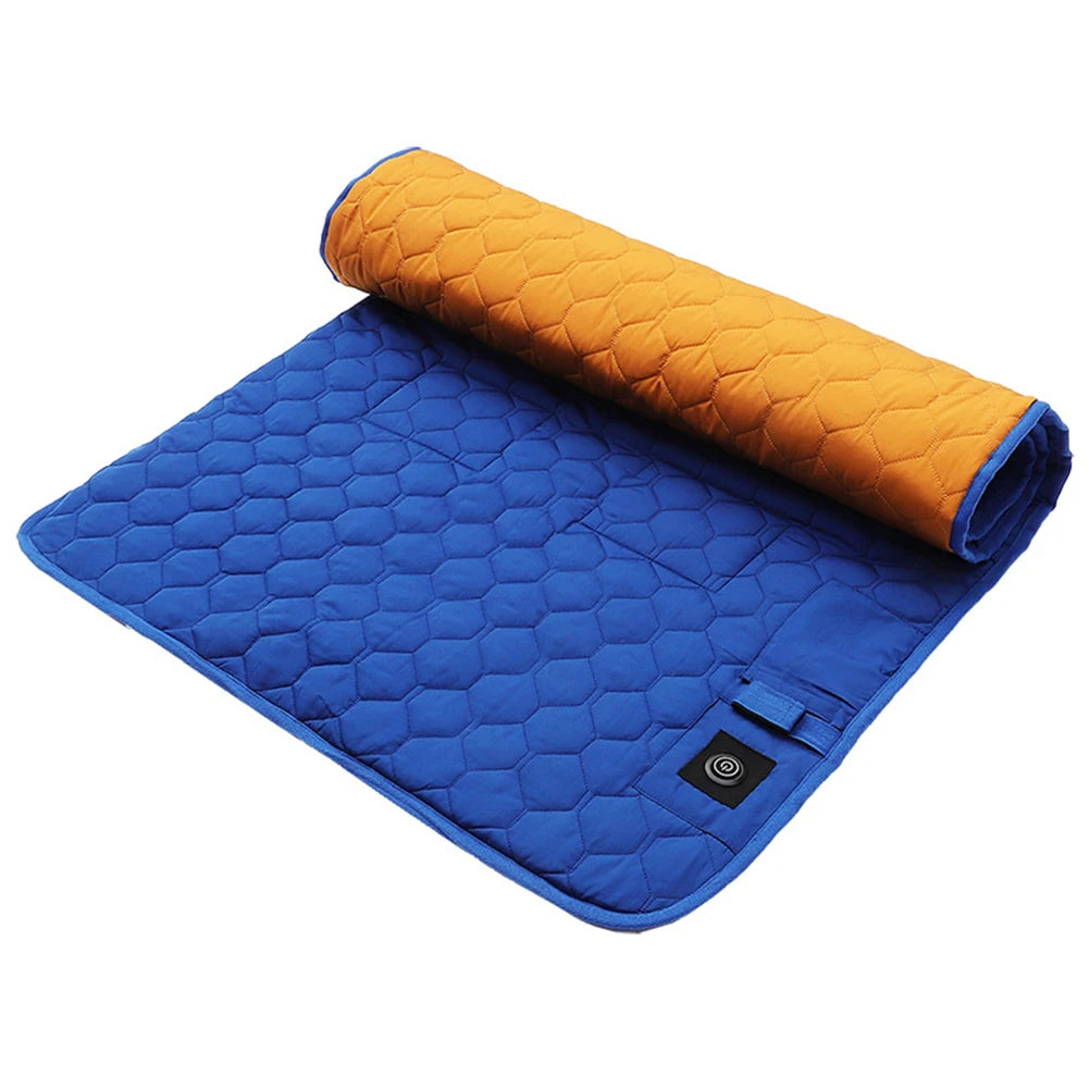 3-Level Adjustable USB Heating Sleeping Mat Electric Heating Pads Outdoor Camping Tent Sleeping Mattress Thermalpad Foot Warmer