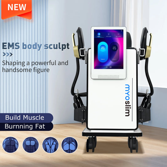 Upgrade EMS Professional Fat Reduction Body Contouring Equipment Wireless Handle Muscle Stimulate Shaping