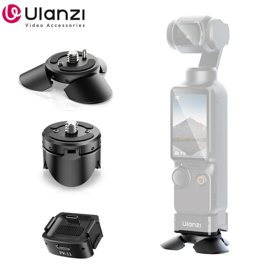 Ulanzi PK-08 PK-11 Osmo Pocket 3 Type-C Full-function Data Port Mini Tripod Kit Arri Locating Base for DJI Vlog Video Accessory
