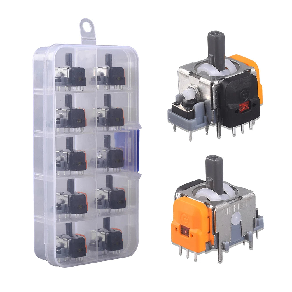 10/20PCS Replacement Hall Effect Joystick 3D Analog Sensor ThumbStick Module Joystick for PS4/PS5/XBox/Switch Controller Repair
