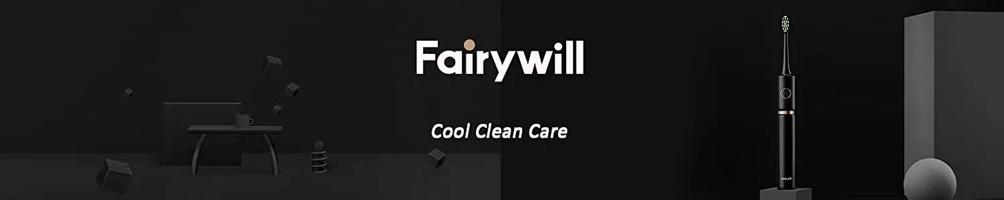 Fairywill Electric Sonic Toothbrush FW-507 USB Charge Rechargeable Adult Waterproof Electronic Tooth Brushes Replacement Heads s