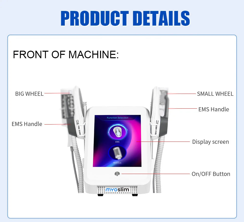 Newest Vacuum Inner Ball Roller 360 Degree Rolling Cellulite Massage Weights Loss Machine Body Muscle body slimming fat removal