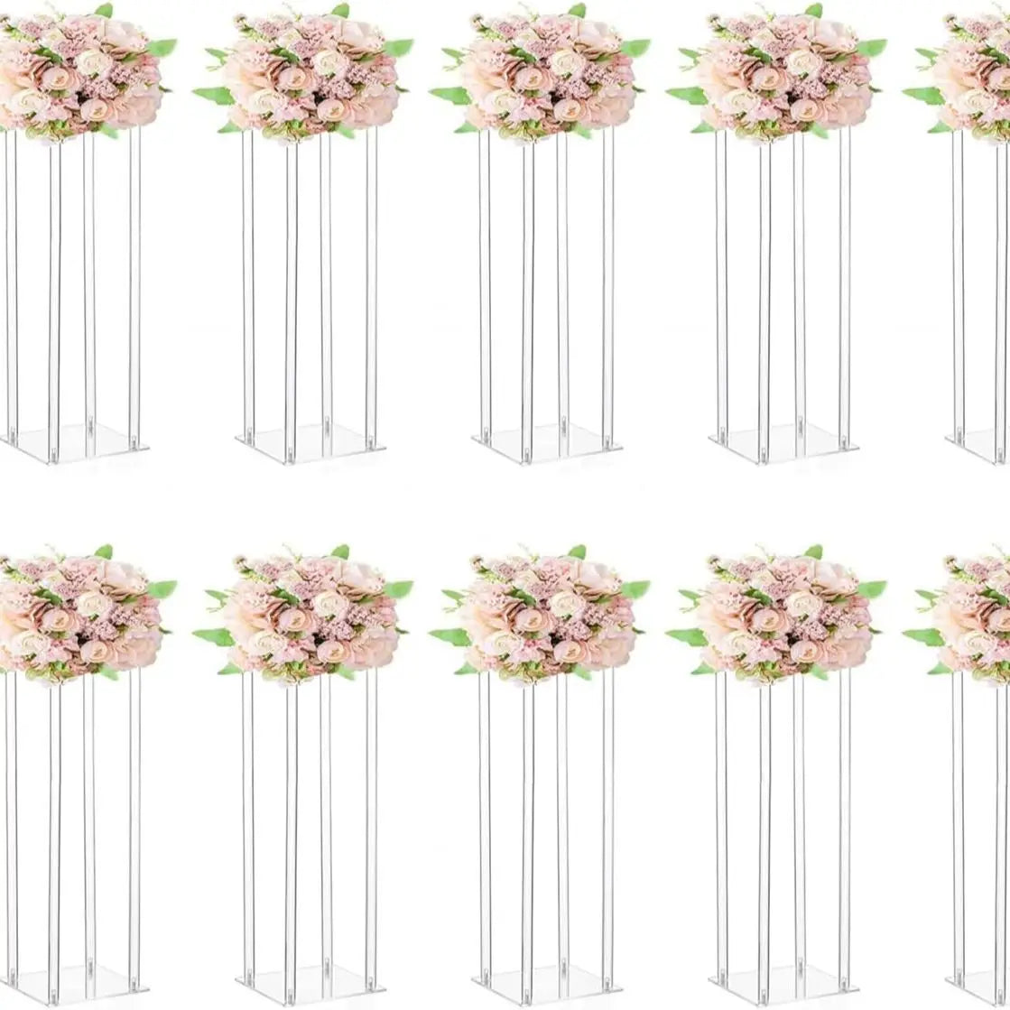 10pcs))Wedding Supplies Table Decoration Geometric Centerpiece Stand Road Lead Flower Stand Arrangement Table Centerpiece