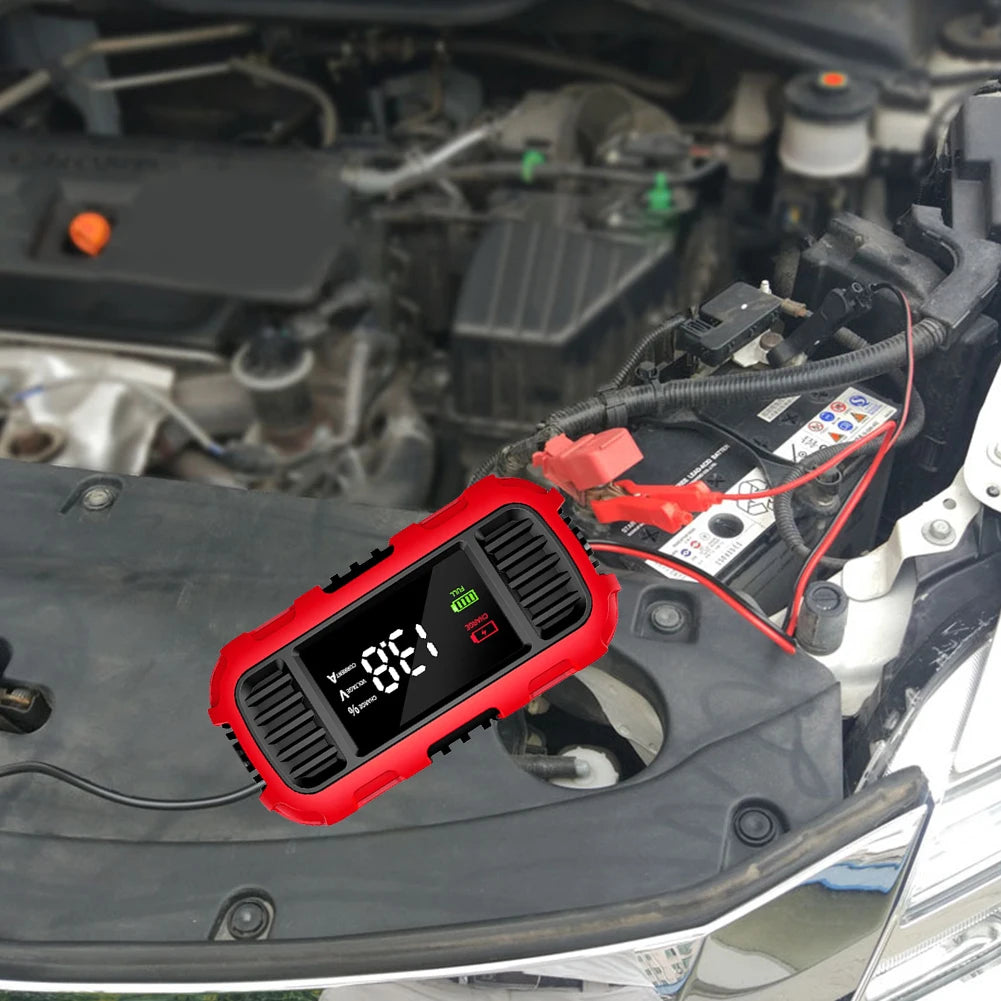 12V 2A Motorcycle Battery Charger Smart Battery Charging Tool Car Motorcycle Lead Acid Battery Charger for Car Truck Battery