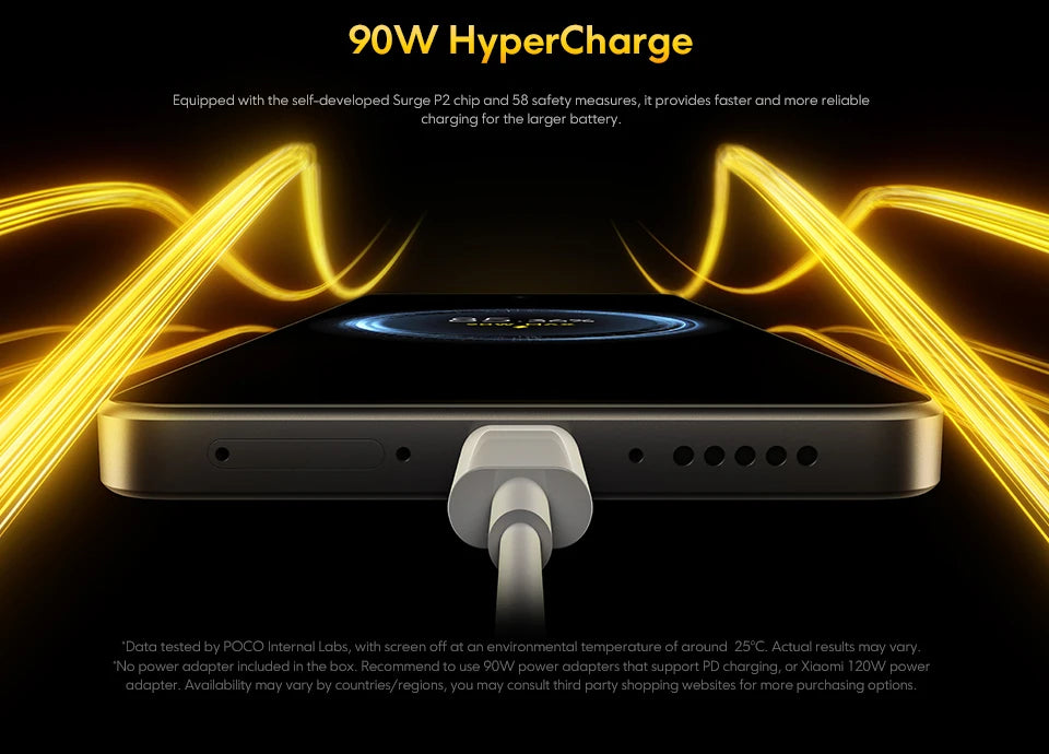 POCO X7 Pro 5G Global Version Mobile Phone 6000mAh 90W HyperCharge 1.5K 120Hz Display IP68 50MP Camera Dimensity 8400-Ultra NFC