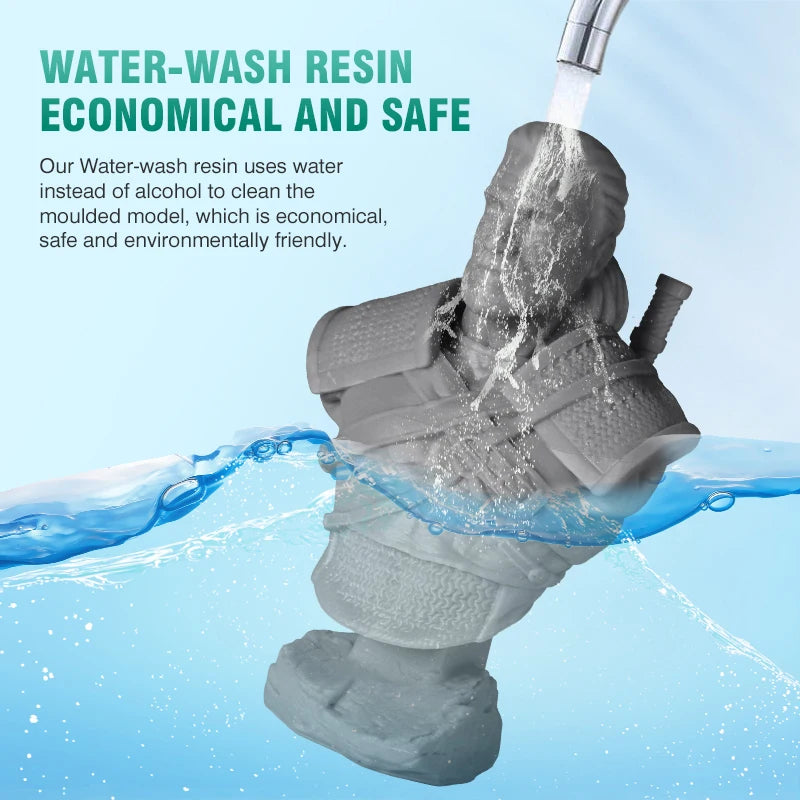 SUNLU 5KG Water Washable 3D Printer Resin 395-405nm 1kg 3D Resin Fast Curing 3D Resin for 2K 4K 8K LCD DLP SLA Resin 3D Printer