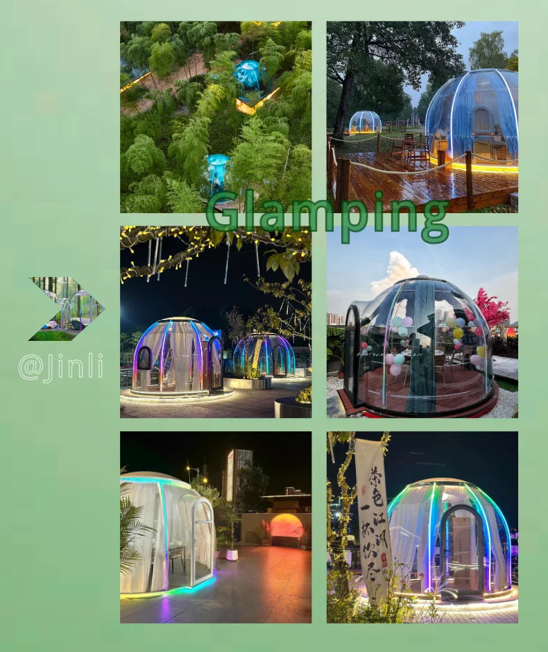 7.8-Meter Transparent Starry PC Dome Tent Geodesic Igloo Round Clear House Catering Cabin Hotel Resort Luxury Celebrating Events