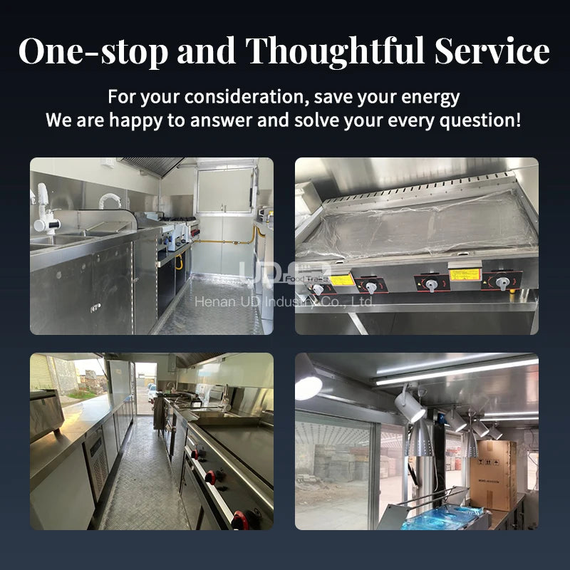 New Type Concession Food Trailer Street Selling Coffee Van Catering Cart Burgers Fries Ice Cream Bus Mobile Food Truck