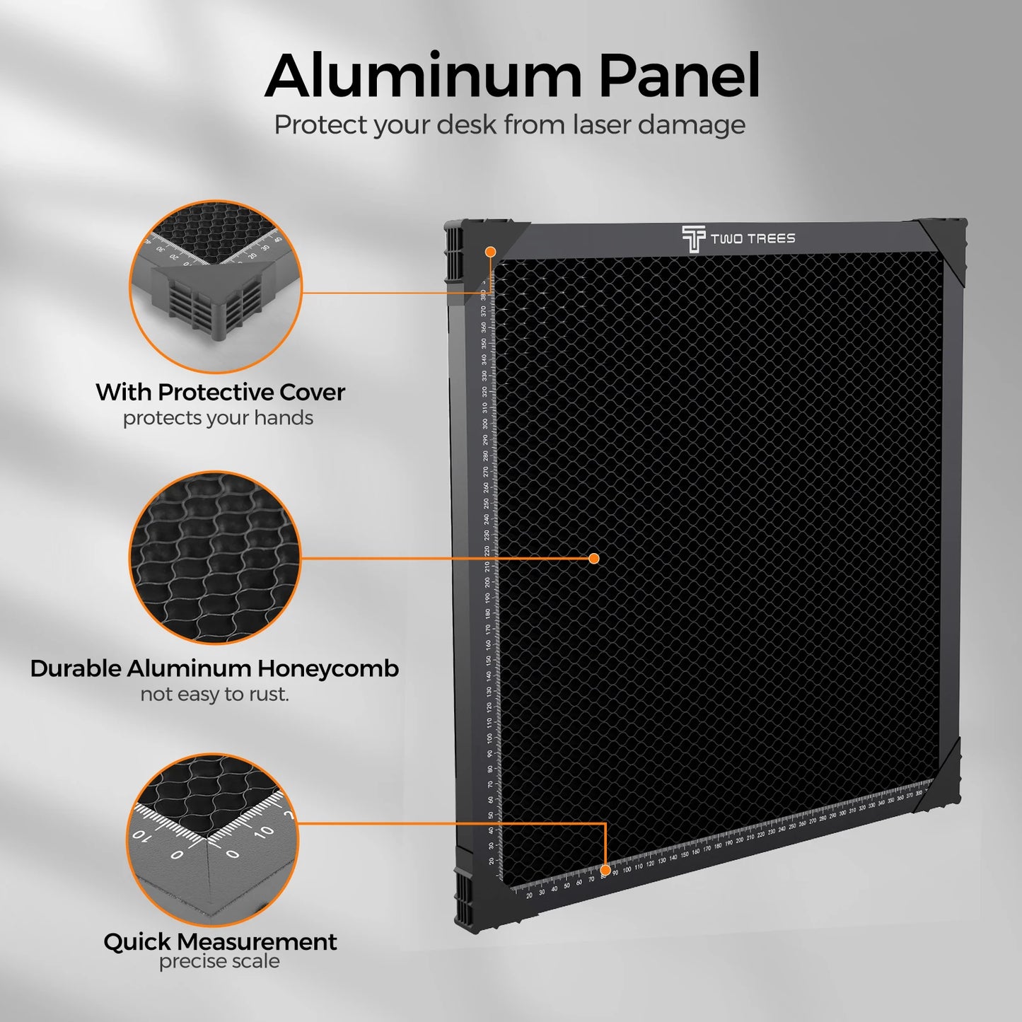 TWOTREES Laser Cutting Honeycomb Working Table for CO2 or diode Laser Engraver Cutting Machine Multiple sizes Honeycomb Panel