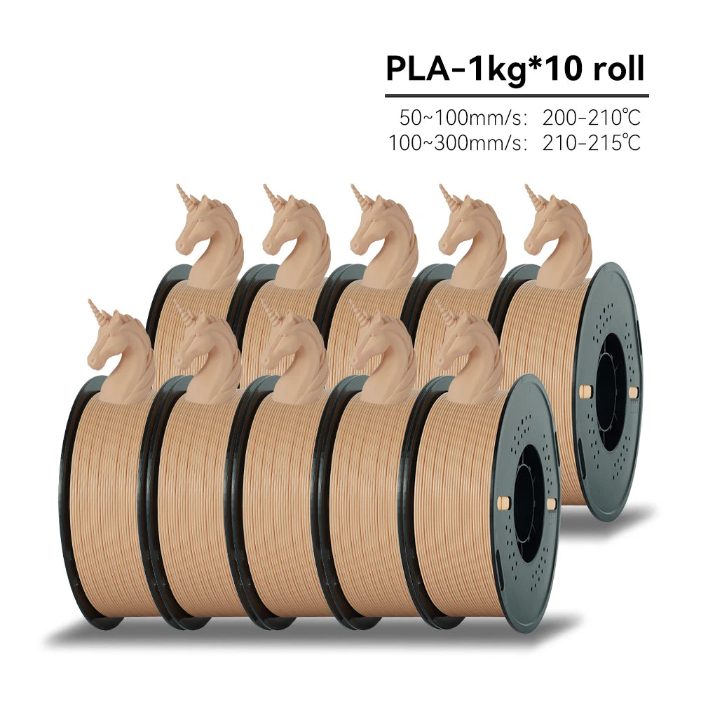 KINGROON 5/10KG PLA Filament 1.75mm Eco-Friendly Good Toughness Printing Filaments For FDM 3D Printers Material Free Shipping