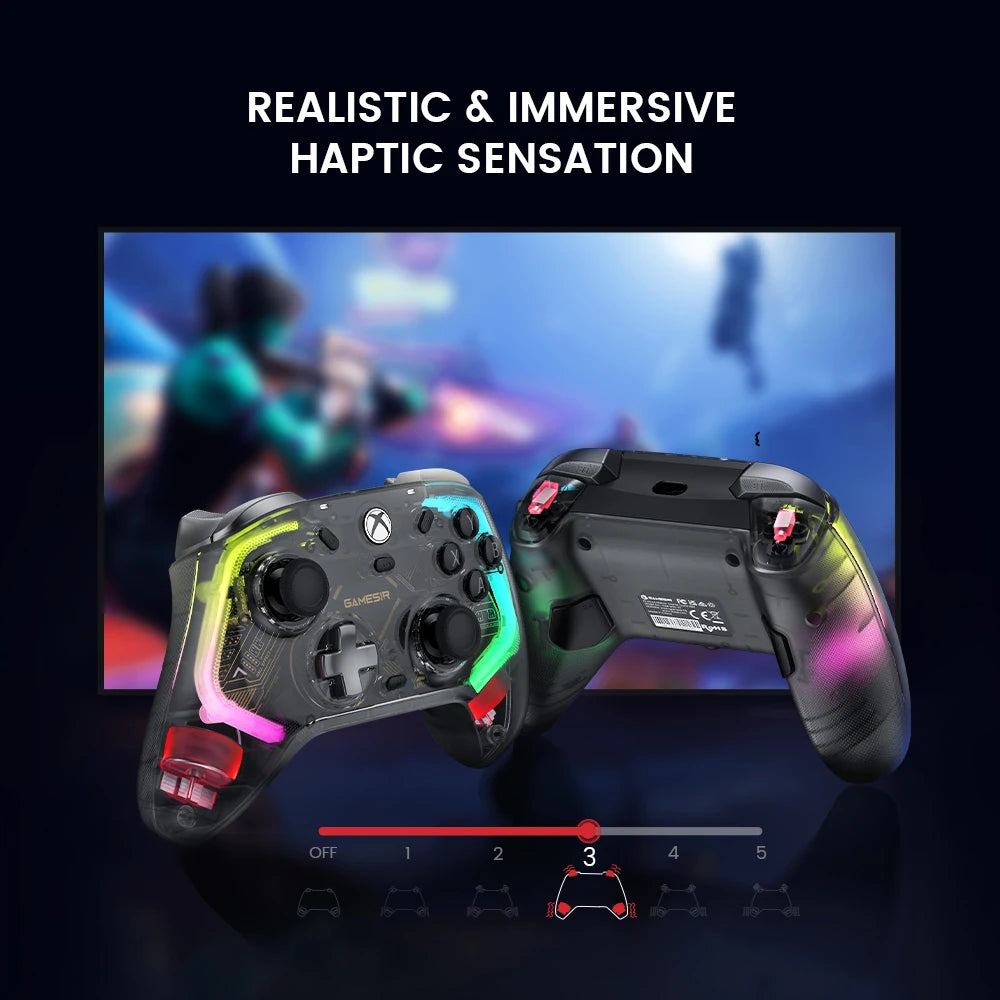 GameSir Kaleid Xbox Gaming Controller Wired Gamepad for Xbox Series X, Xbox Series S, Xbox One, Hall Effect Joystick