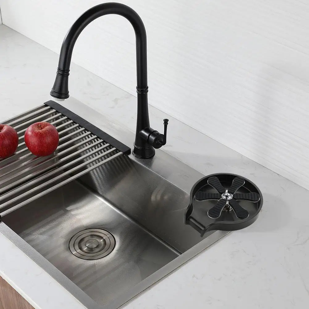 Kitchen Cup Washer High Pressure Automatic Cup Cleaner Multi-Angle Clean Cup Cleaner Machine for Beer Milk Bottle Tea Cup