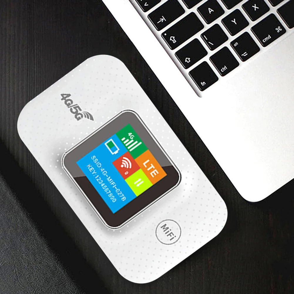 4G LTE Portable WiFi Hotspot 150Mbps Wireless Internet Router with Sim Card Slot Mini Outdoor Hotspot for Home Office Car Travel