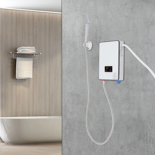 4500W 110V Water Heater, Touch Screen Electric Water Heater, Instantaneous Water Heater  On Demand Bath Shower
