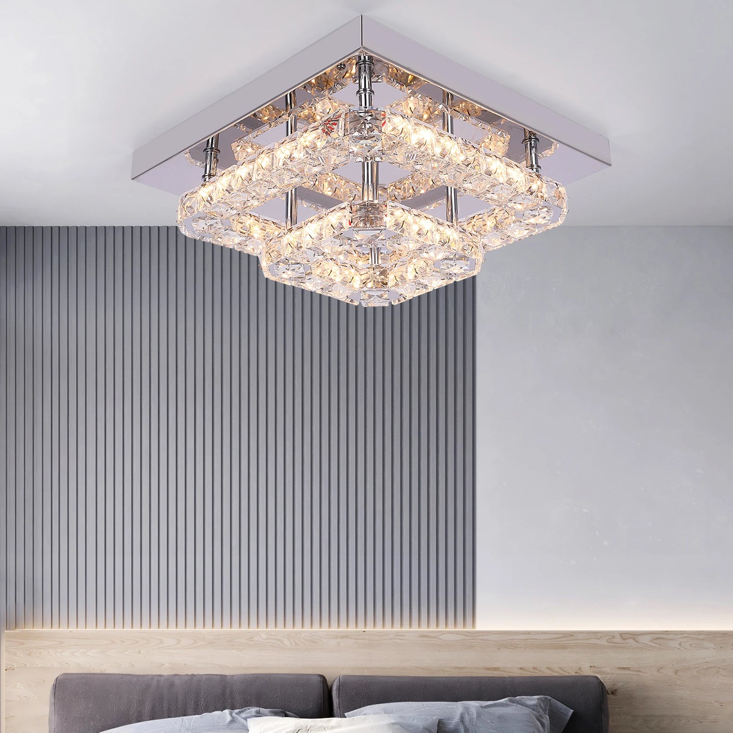 Vetrulus Crystal Chandelier Luxury Living Room Bedroom Ceiling Lights Led Kitchen Light Hanging Lamps Lustre Dining Decorative