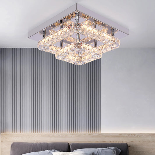 Vetrulus Crystal Chandelier Luxury Living Room Bedroom Ceiling Lights Led Kitchen Light Hanging Lamps Lustre Dining Decorative