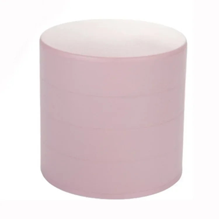 4 Layers Rotating Jewellery Storage Box Women Necklace Desk Organizer Earring Holder Travel with Lid for Ring Bracelet  Storage