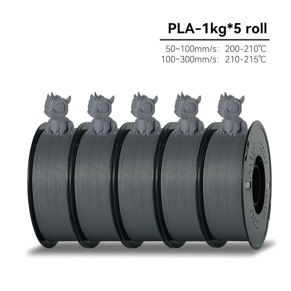 KINGROON 5/10KG PLA Filament 1.75mm Eco-Friendly Good Toughness Printing Filaments For FDM 3D Printers Material Free Shipping