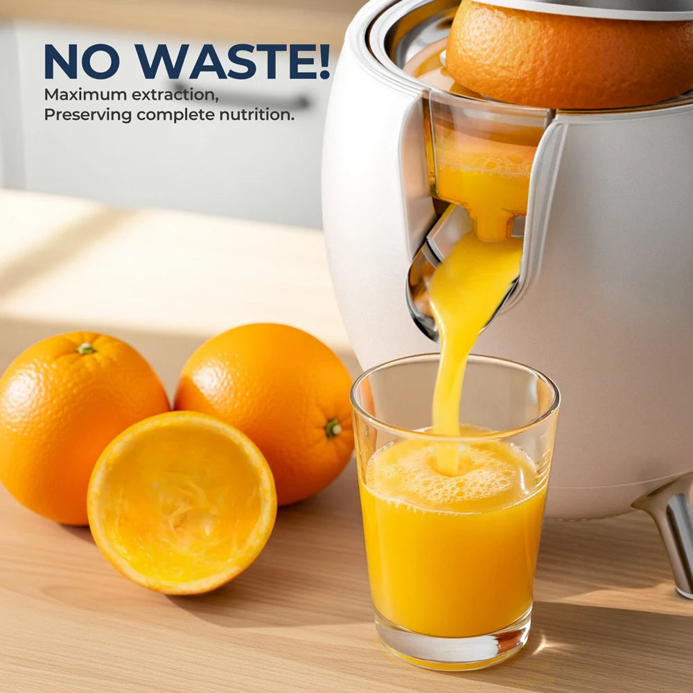 Citrus Juicer,850W Stainless Steel Orange Lemon Electric Set Juicer, Hard-core Press juicer, Aluminum Die -casting Handle