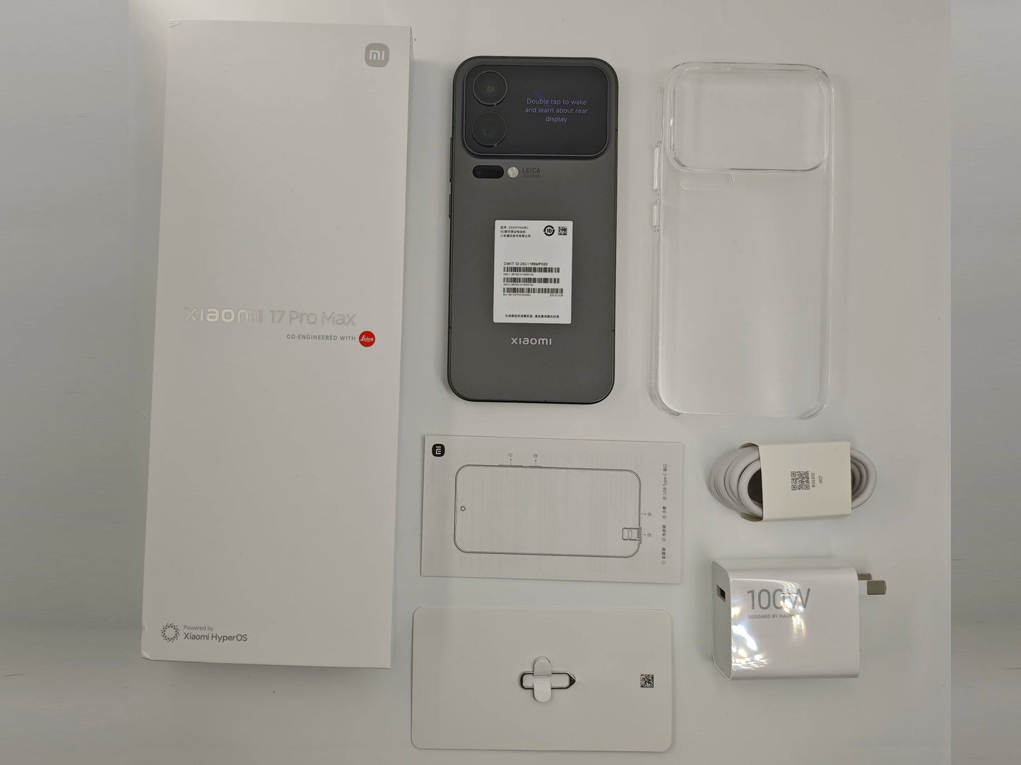 Xiaomi 17 Pro Max Smartphone CN Version 6.9" Display Dual Screen Snapdragon 8 Elite Gen5 7500mAh Battery 100W Hyper Charge