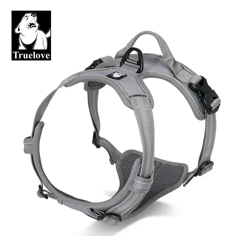 Truelove Dog Harness No Pull Pet Harness Adjustable Soft Padded Dog Vest Reflective No Choke PetVest Easy Control Handle TLH5651