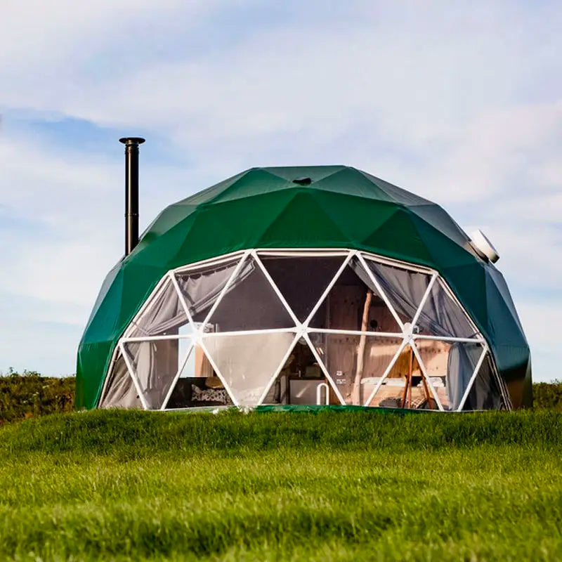 Factory Global Shipping Geodesic Dome Tent Spherical Tent Hotel Resort Outdoor Luxury Glamping Dome Transparent Starry Sky Tent