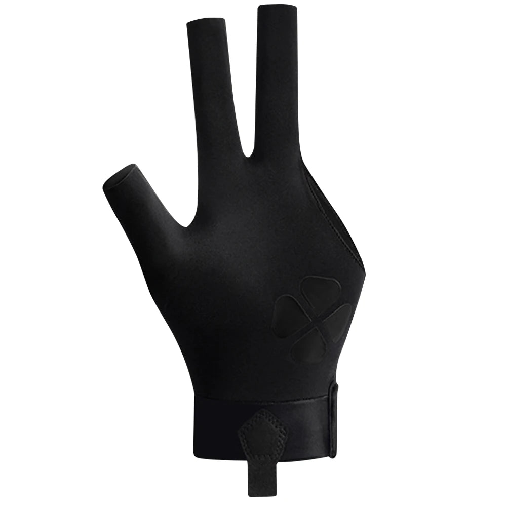 Billiards Glove Left Hand Anti-Slip 3 Finger Snooker Billiard Glove Adjustable Snooker Pool Gloves for Men Billiard Accessories
