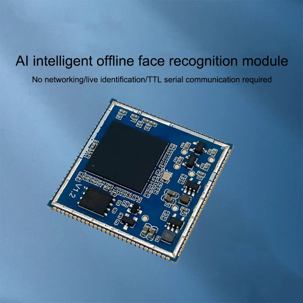 New AI Face Recognition Module HLK-TX510 3D Binocular Camera Live Detection Discrimination Serial Communication with Screen