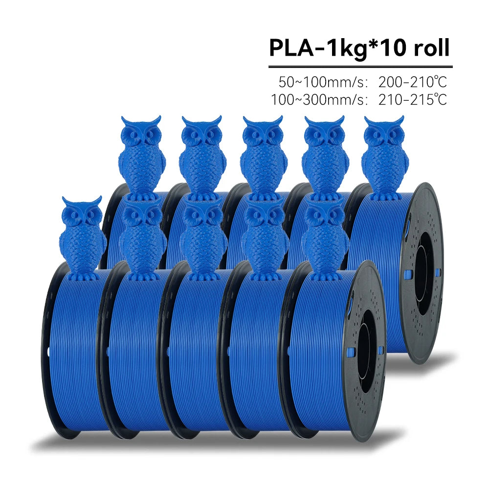 KINGROON 5/10KG PLA Filament 1.75mm Eco-Friendly Good Toughness Printing Filaments For FDM 3D Printers Material Free Shipping