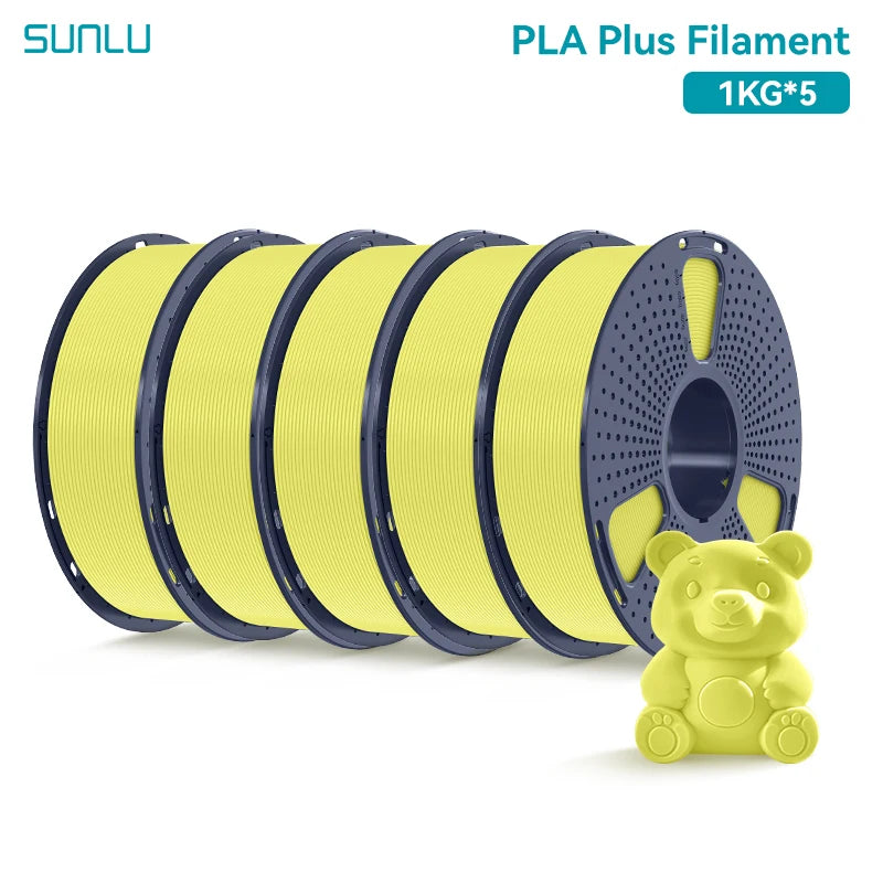 SUNLU 5KG 3D Filament PLA+/PLA+2.0/AntiString PLA /PLA Meta/High Speed PLA Filamnet 1.75mm 1KG Filament for 3D Printer& 3D Pen