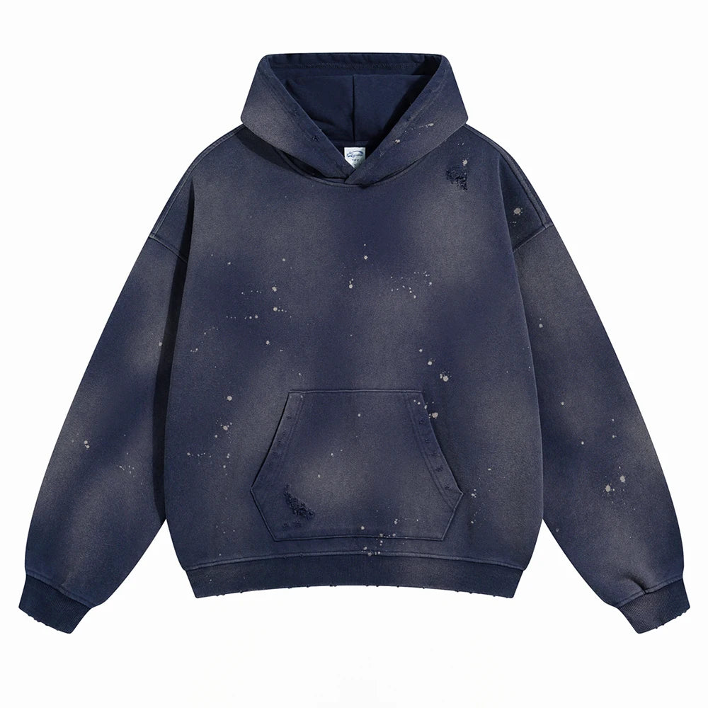 VIPReAlr2025 Winter Hoodie Retro Harajuku Fashion Washed Cotton 380GSM Pullover Sweatshirt Y2K RE Alr