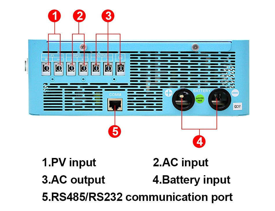 EASUN POWER 12KW Split Phase Inverter 48V 110V Hybrid Solar Inverter 220A MPPT Paralleled With WiFi Solar Controller Inversores