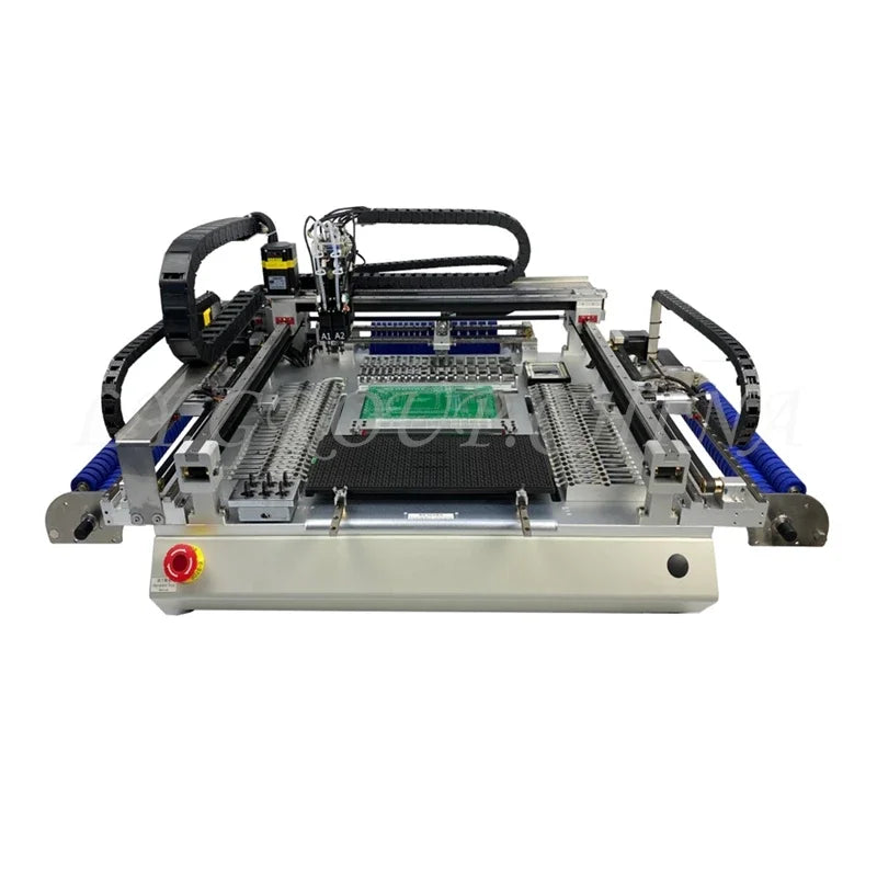 D600Plus 6 Heads 68 Bits Desktop Full Automatic SMT Pick Place Machine Chip Mounter Solder Station