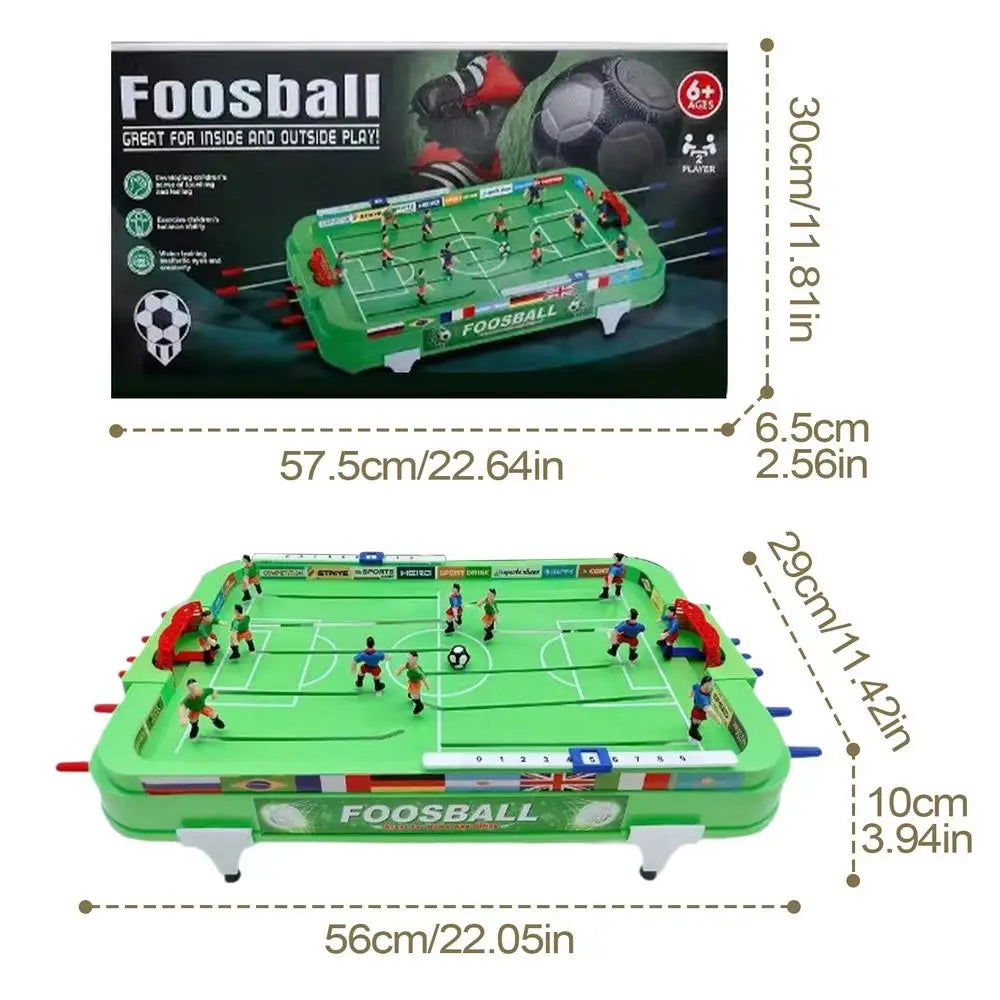 Football Table Interactive Game for Family Party Compact Soccer Table Game Desktop Interactive Soccer Toys gifts for Kids Adults
