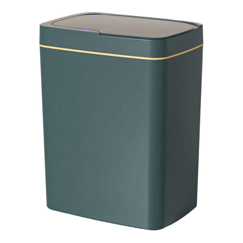 15/18L Smart Sensor Trash Can Waterproof Auto Motion Sensor Rubbish Can Rechargeable Garbage Bucket for Kitchen Bathroom Bedroom