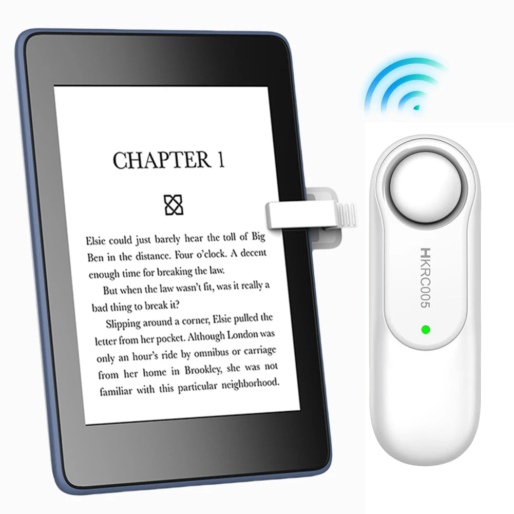 For Kindle Paperwhite Oasis Kobo EReaders RF Remote Control Page Turner Taking Photo Camera Video Recording Remote Trigger