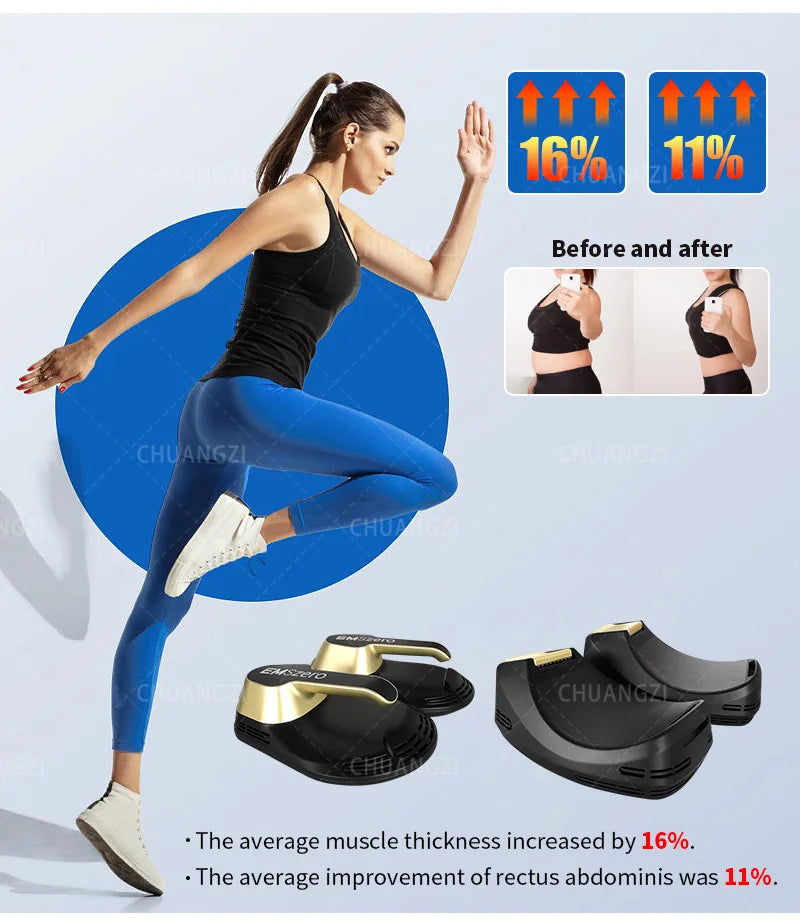 emszero Pro Body Sculpting Muscle Stimulation EMS Machine 6500W RF Fat Slimming 15 Electromagnetic Weight Loss Equipment