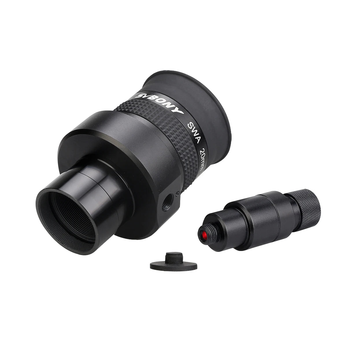 Svbony Telescope Illuminated Single Crosshair Eyepiece 20mm SWA 70° Adjustable for Perfectly Guided Astrophotography SV152