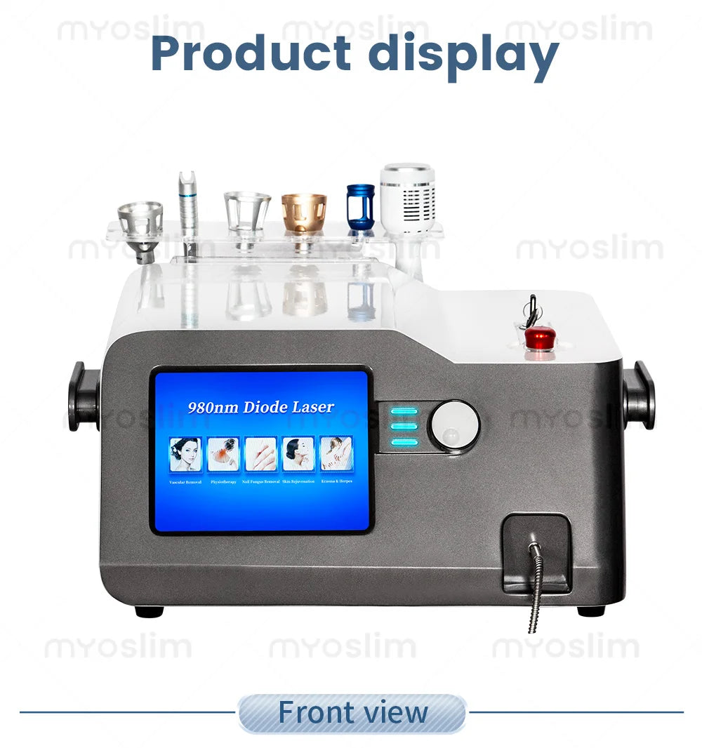 BEST 30W 5 in 1 980nm Diode Laser Vascular Removal Machine Remove Spider Veins 980 Diode Laser Blood Vessels Removal Nail Fungus