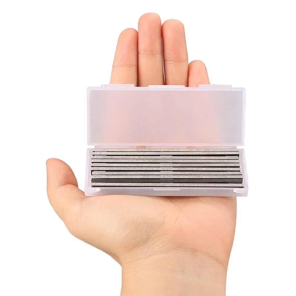 10Pcs 82mm Carbide Planer Blade 82x5.5x1.2mm Reversible Wood Planer Knife for Woodworking Machinery Parts