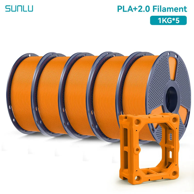 SUNLU 5KG 3D Filament PLA+/PLA+2.0/AntiString PLA /PLA Meta/High Speed PLA Filamnet 1.75mm 1KG Filament for 3D Printer& 3D Pen