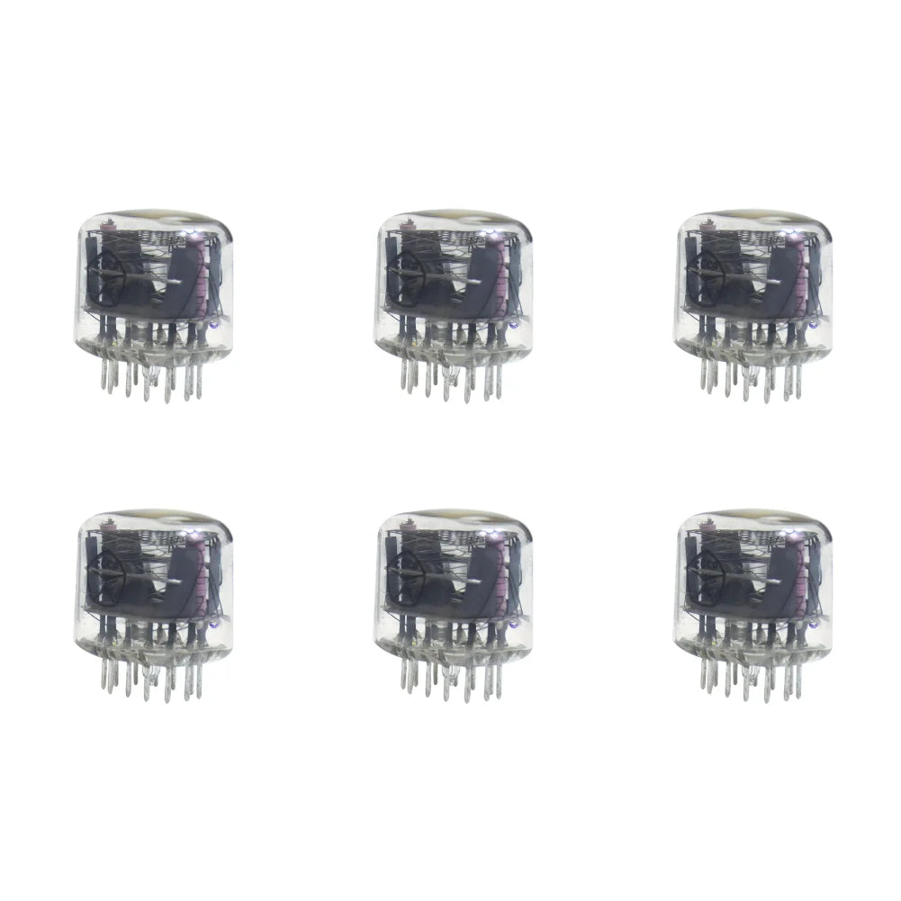 1-6PCS IN-12 Digital Tube with Decimal Point Nixie Glow Tubes Symbol Tube IN12 Nixie Tube Clock Glow Tube for LED Clock DIY Part