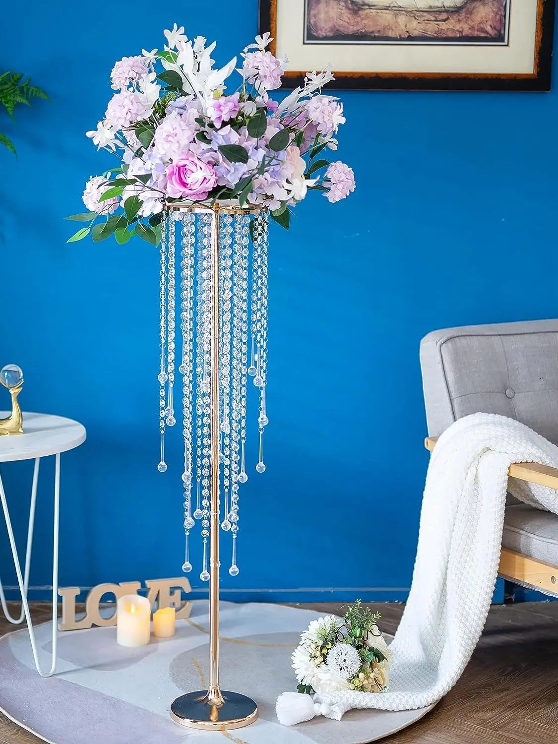 10pcs))Wedding Supplies Table Decoration Geometric Centerpiece Stand Road Lead Flower Stand Arrangement Table Centerpiece